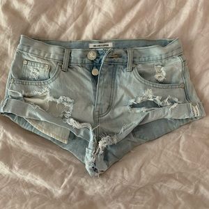 One Teaspoon denim Bandit shorts